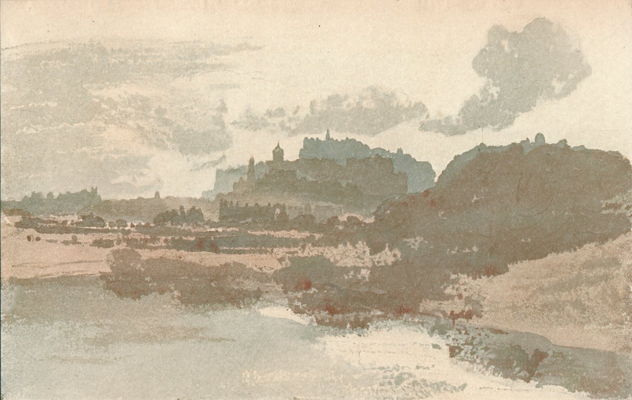 爱丁堡：摘自圣玛格丽特湖，1909年 作者 约瑟夫·马洛德·威廉·特纳