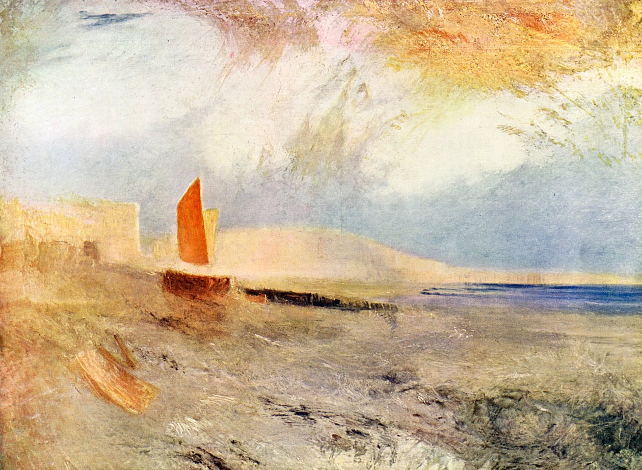 黑斯廷斯，19世纪，1910年。 作者 约瑟夫·马洛德·威廉·特纳