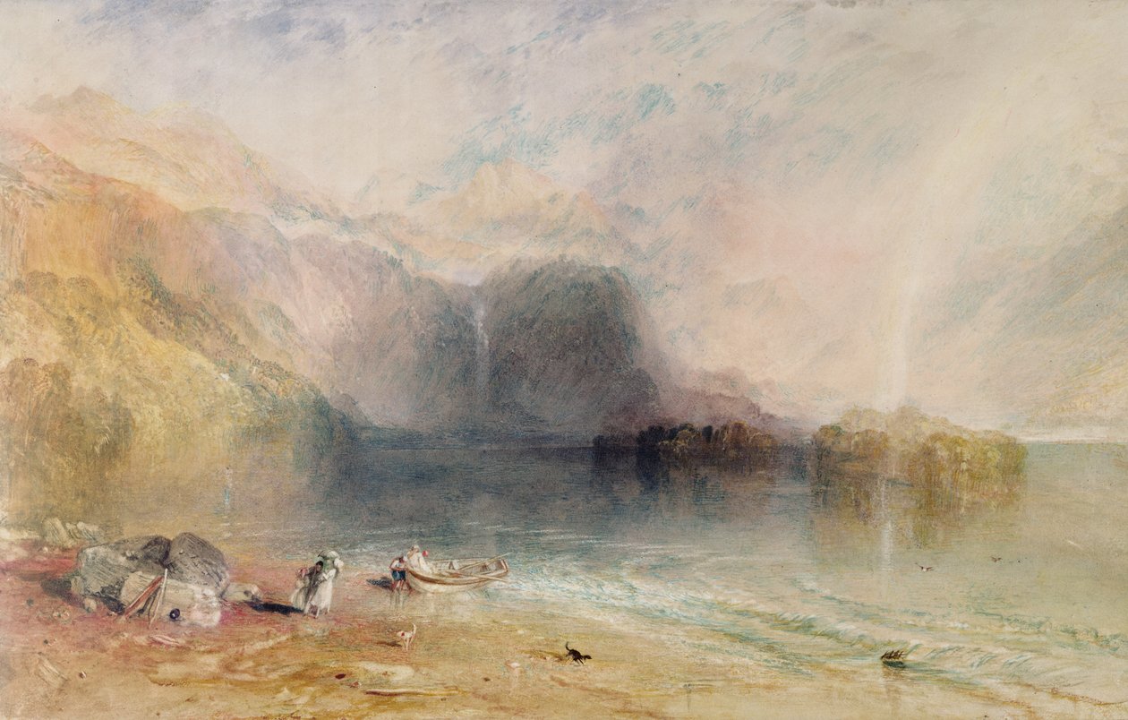 Keswick湖，坎伯兰郡，1835年 作者 约瑟夫·马洛德·威廉·特纳