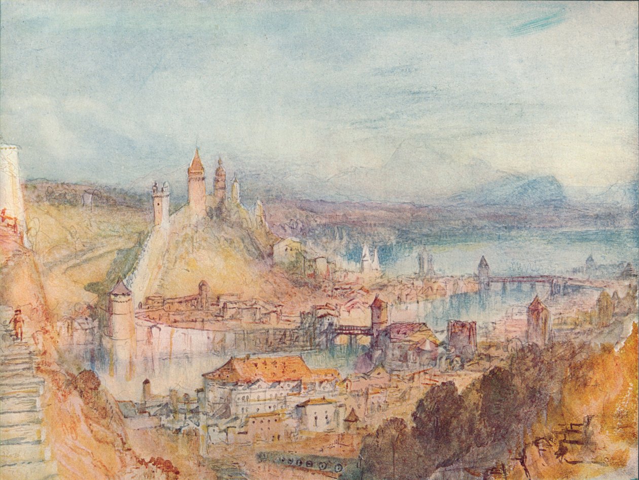 卢塞恩，1909年 作者 约瑟夫·马洛德·威廉·特纳