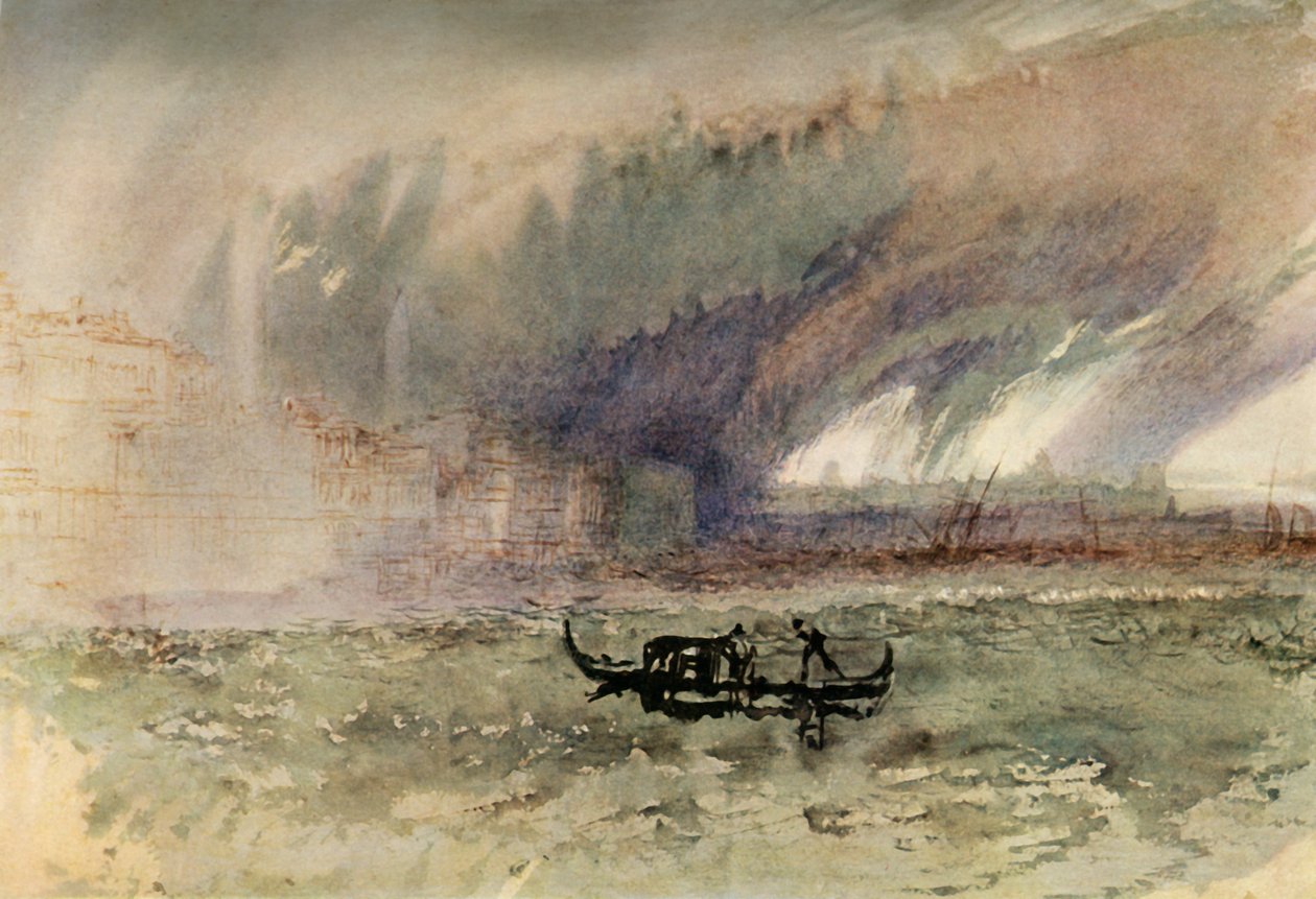 1934年，摄于礁湖上的风暴，c1830年。 作者 约瑟夫·马洛德·威廉·特纳