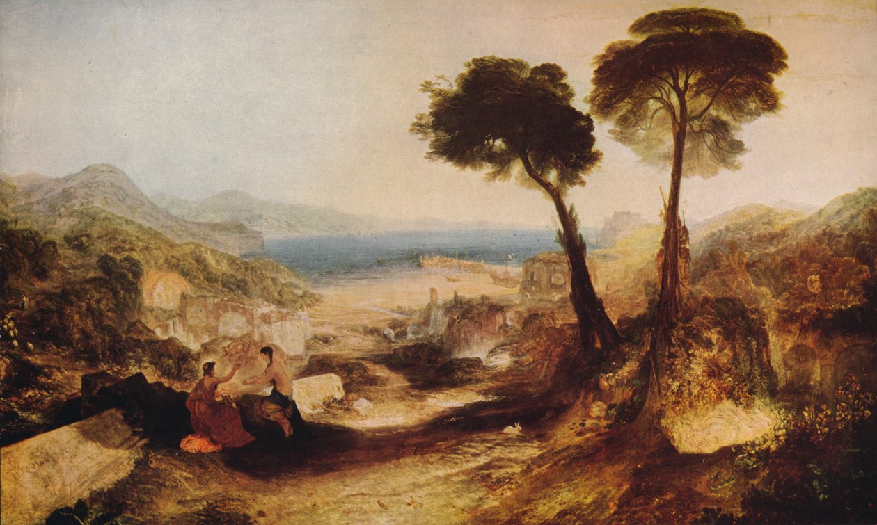 Baiae湾，与阿波罗和西比尔（c1823，c1915） 作者 约瑟夫·马洛德·威廉·特纳