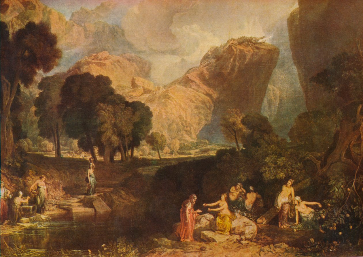 不和谐女神在Hesperides花园中选择争夺的苹果，1806年，19 作者 约瑟夫·马洛德·威廉·特纳