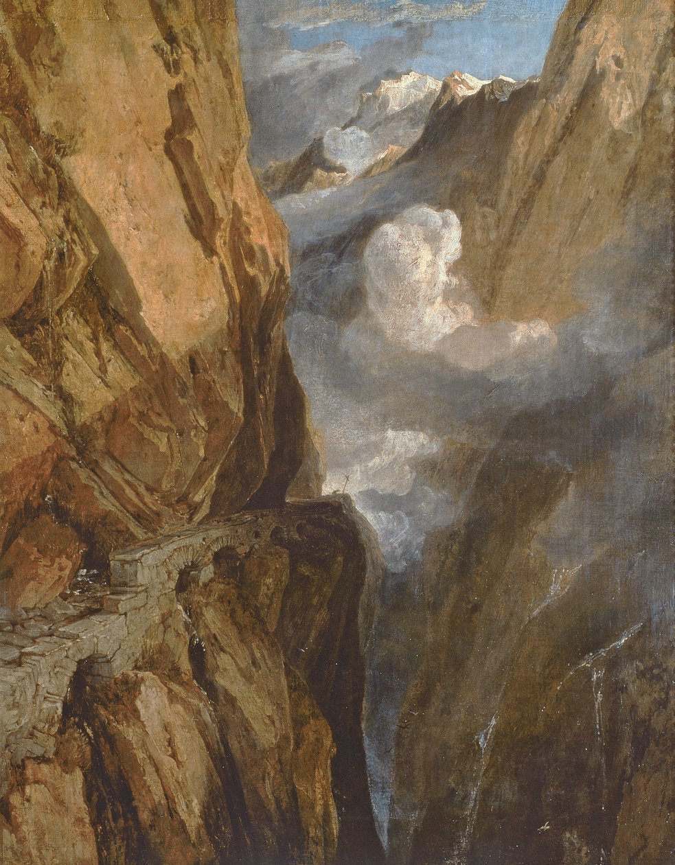 瑞士圣哥达山口，1803-04年 作者 约瑟夫·马洛德·威廉·特纳