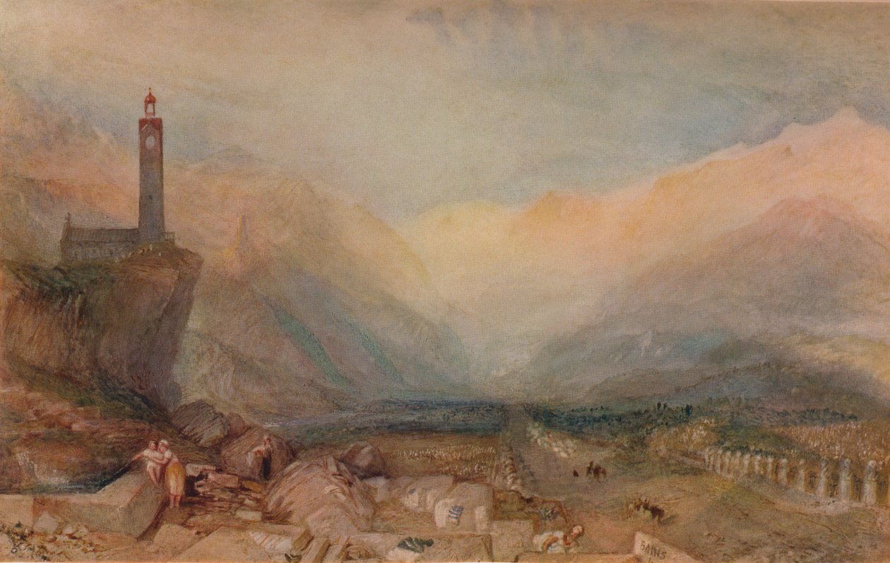 Splugen Pass，c1841，1938年 作者 约瑟夫·马洛德·威廉·特纳