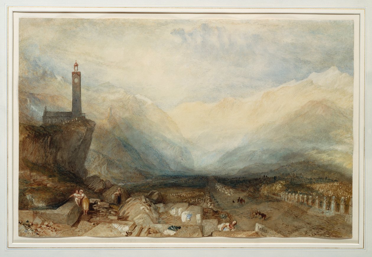 Splugen Pass，c.1842-43 作者 约瑟夫·马洛德·威廉·特纳