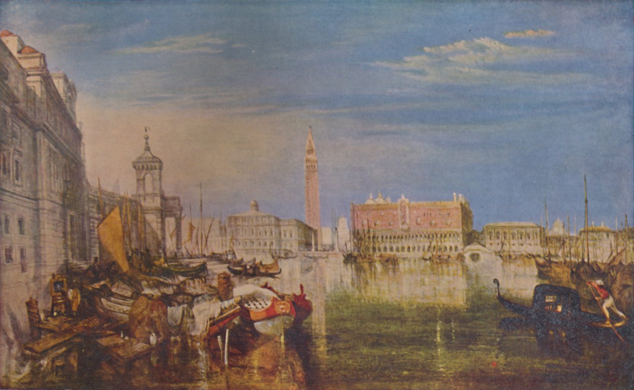 威尼斯-卡纳莱蒂绘画，c1833,1925年。 作者 约瑟夫·马洛德·威廉·特纳