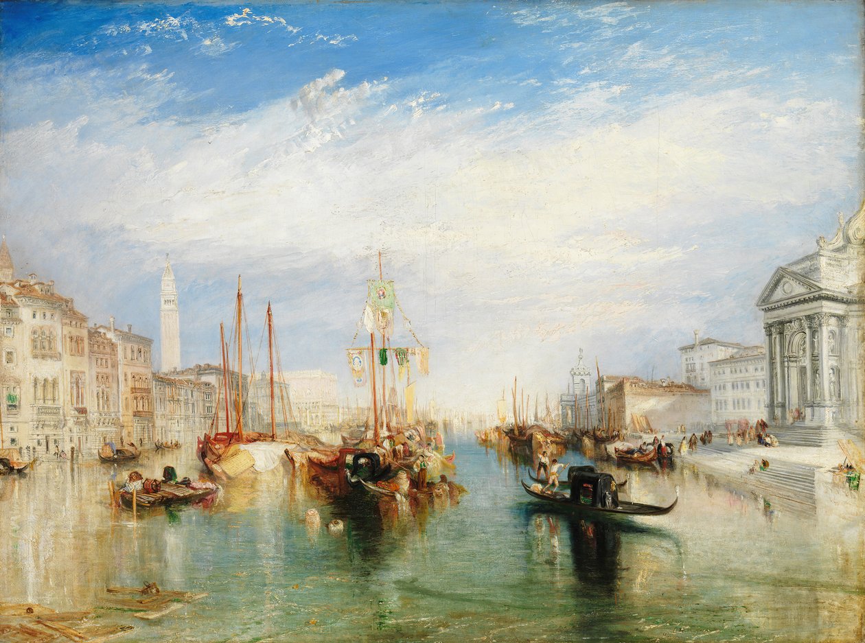 威尼斯，来自麦当娜德拉礼炮廊，ca。 1835。 作者 约瑟夫·马洛德·威廉·特纳