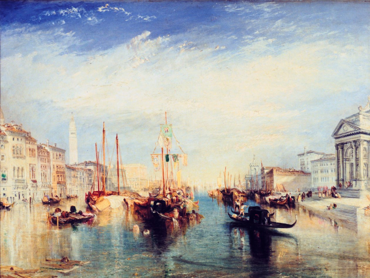 威尼斯，摄于麦当娜德拉敬礼的门廊，建于1835年 作者 约瑟夫·马洛德·威廉·特纳