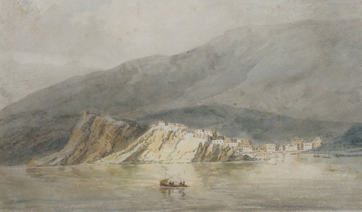 热那亚的塞斯特里·迪莱万特（Sestri di Levante）景，约1794年至95年 作者 约瑟夫·马洛德·威廉·特纳