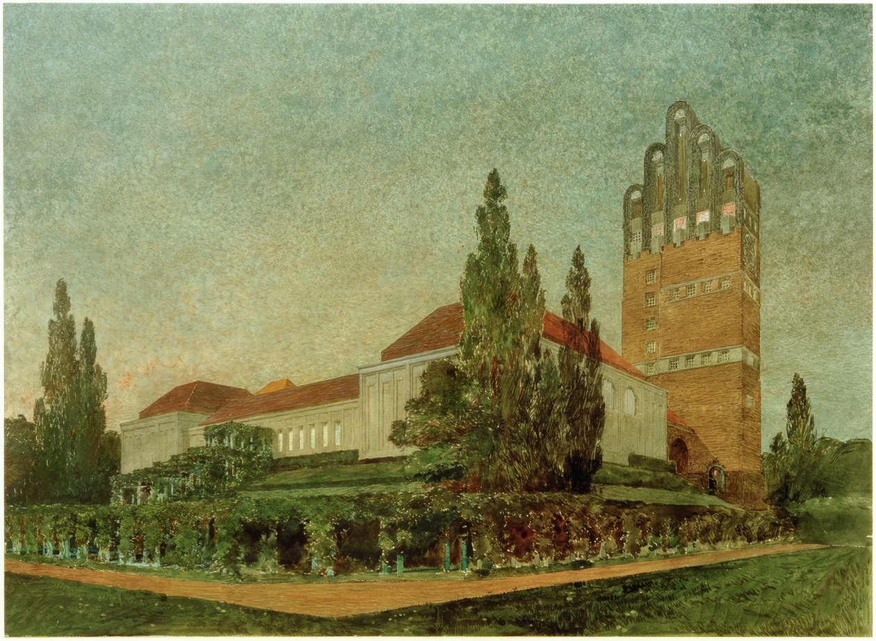 达姆施塔特（Darmstadt），马蒂尔登霍（Mathildenhöhe），澳元 作者 约瑟夫·玛丽亚·奥尔布里希