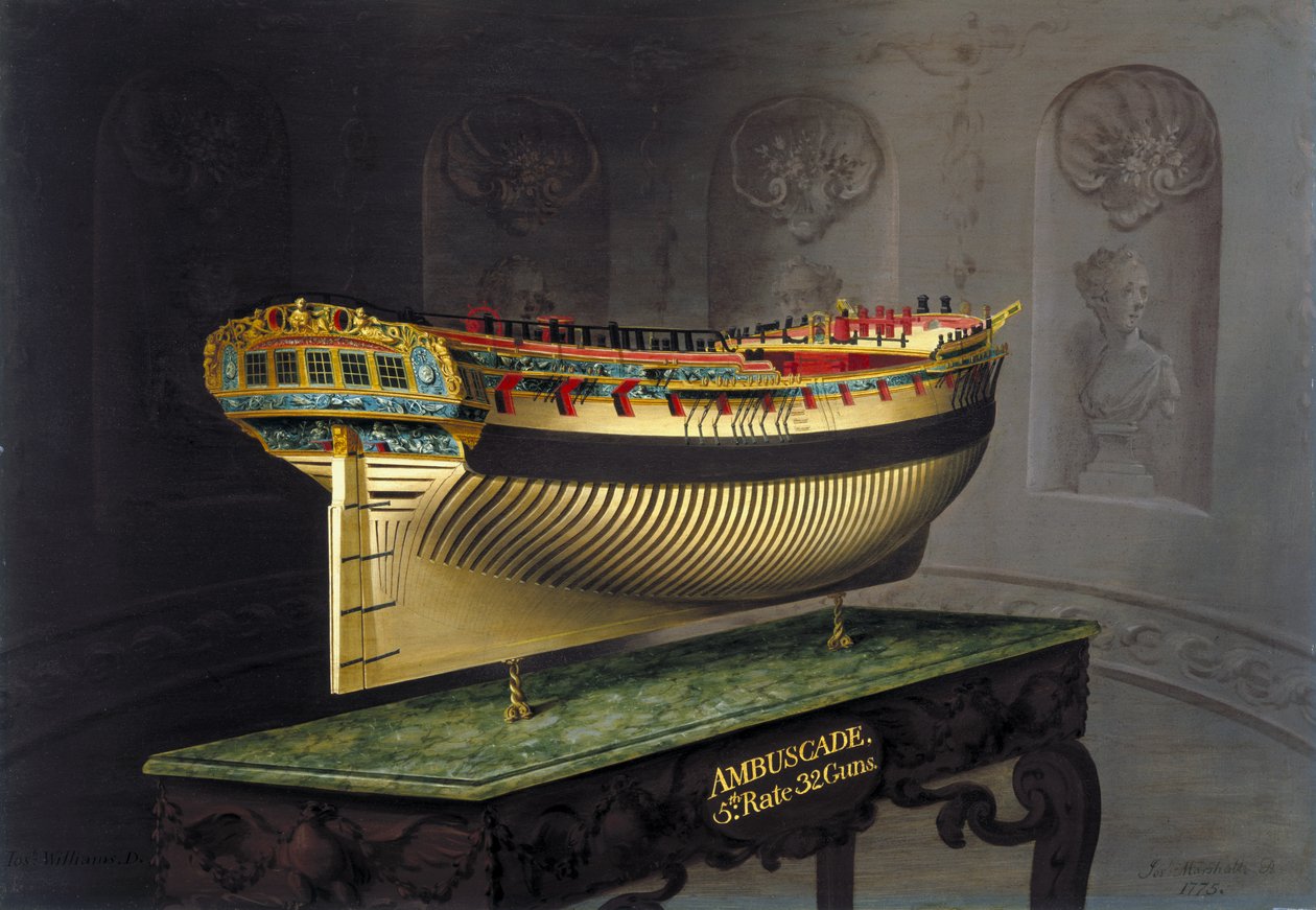 HMS Ambuscade，1775 作者 约瑟夫·马歇尔