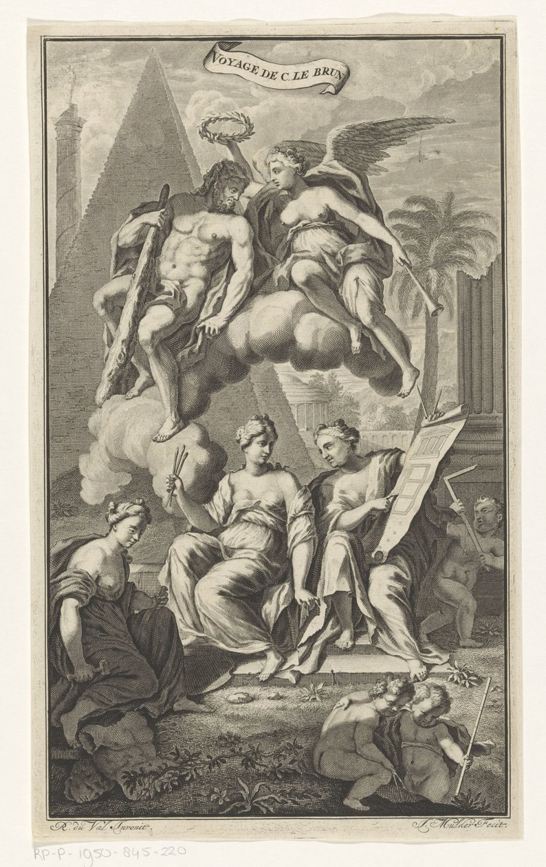 维多利亚为大力士加冕
C. le brun 的旅行（扉页为实物）
扉页：科内利斯-德-布鲁因，《黎凡特之旅》，1700 年 作者 约瑟夫·穆尔德