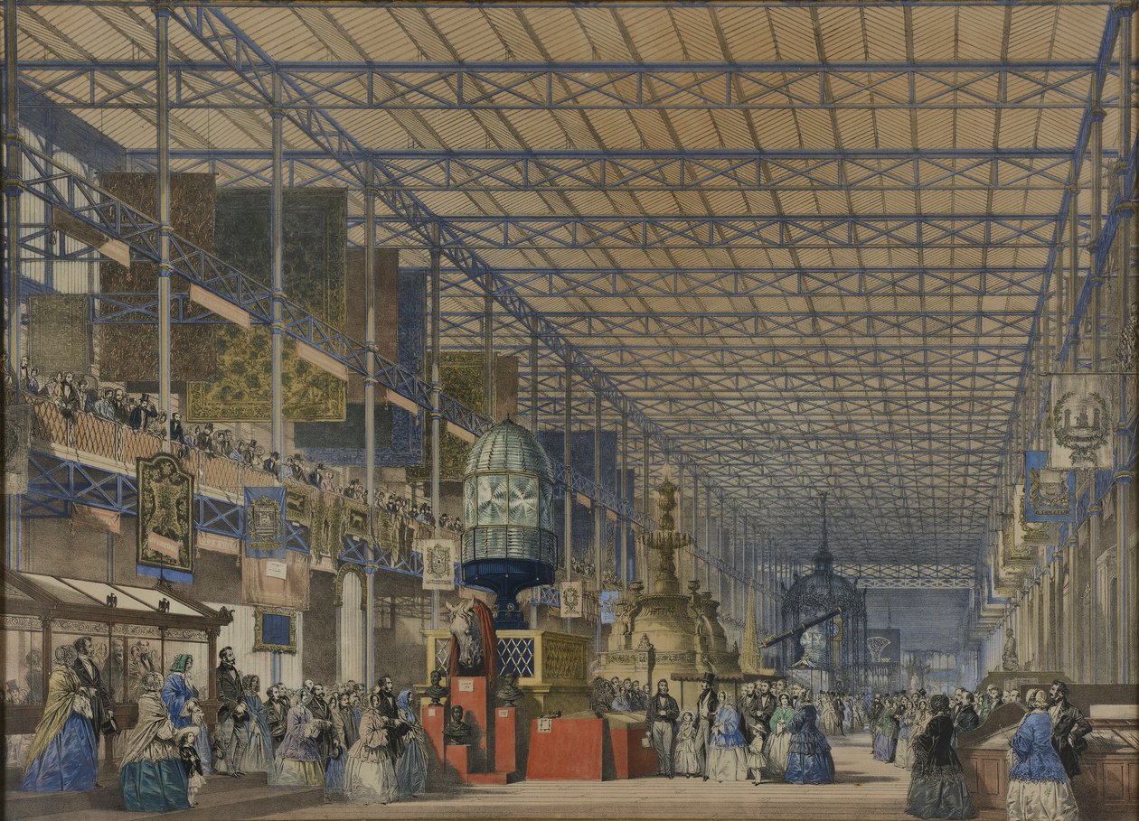 摘自1854年狄金森的《 1851年伟大展览的全貌》，出版于1854年。 作者 约瑟夫·纳什