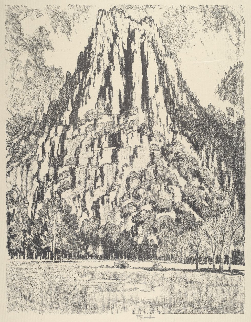 优胜美地，对接点 作者 约瑟夫·彭内尔