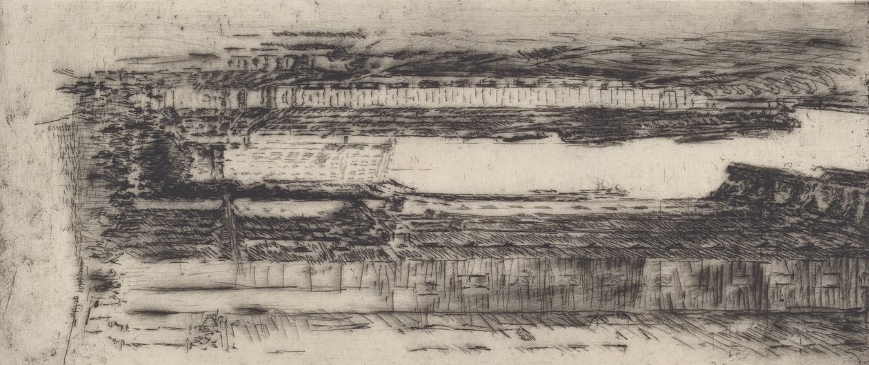 峡谷，第三期，1904年。 作者 约瑟夫·彭内尔