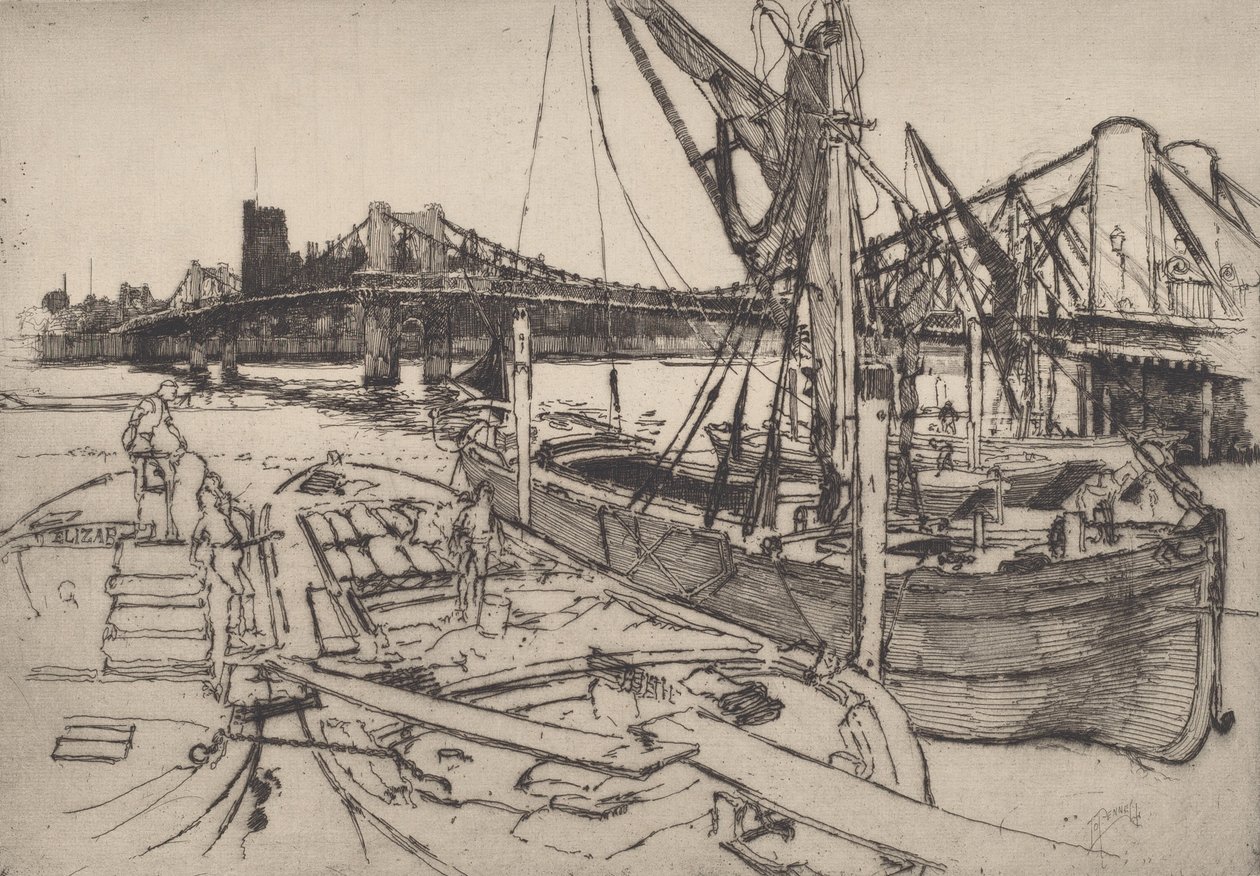 Chelsea, No.II, 1886. 作者 约瑟夫·彭内尔