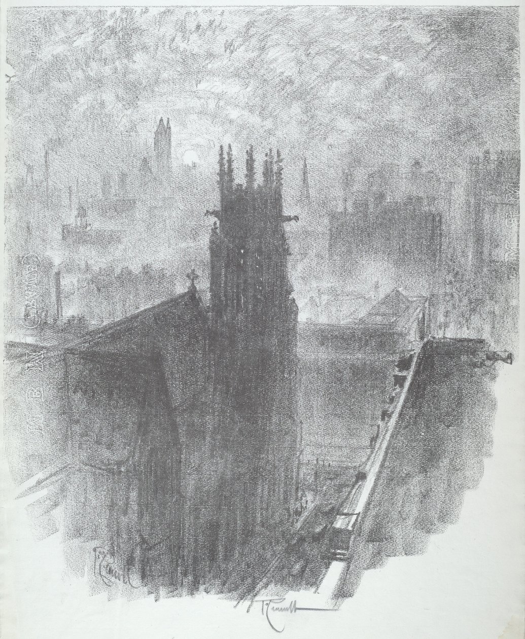 基督教堂，圣路易斯，1919年。 作者 约瑟夫·彭内尔