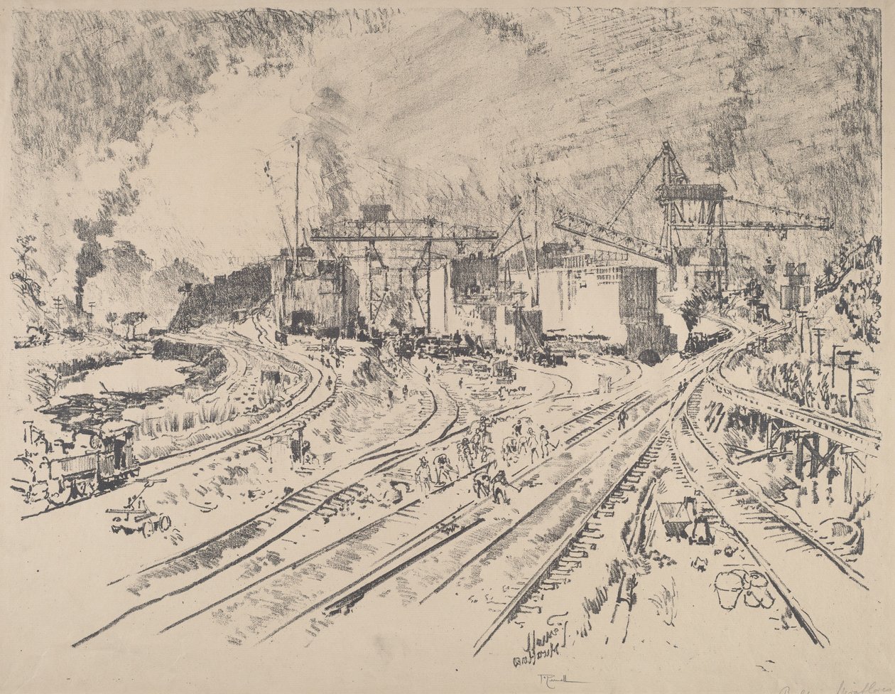 清晨，米拉弗洛雷斯，1912年。 作者 约瑟夫·彭内尔