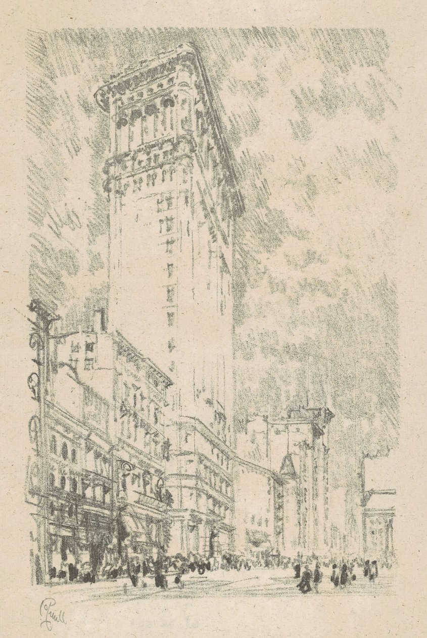 熨斗大厦，1904年。 作者 约瑟夫·彭内尔