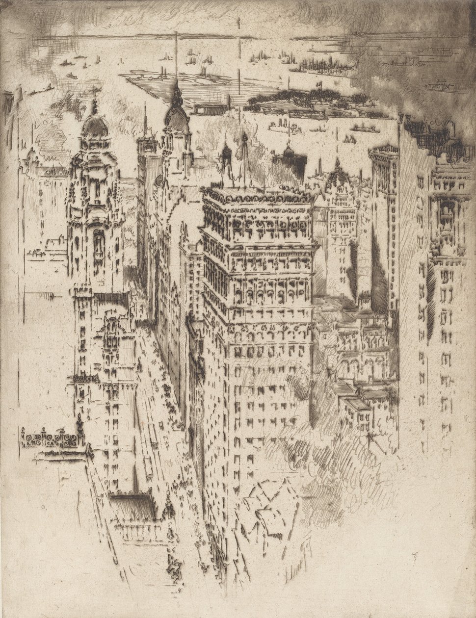 Golden Cornice, No.II, 1915. 作者 约瑟夫·彭内尔