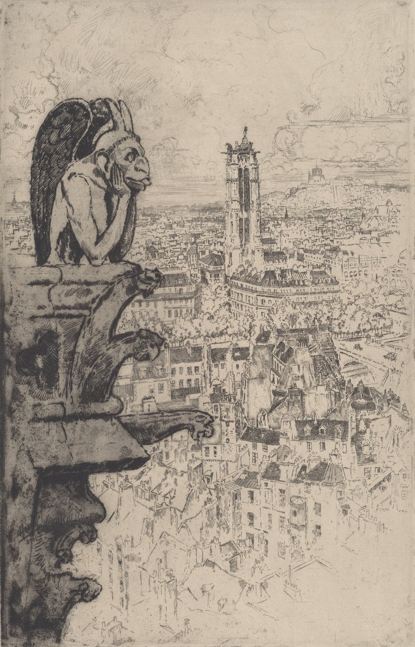 Le Stryge, 1893. 作者 约瑟夫·彭内尔