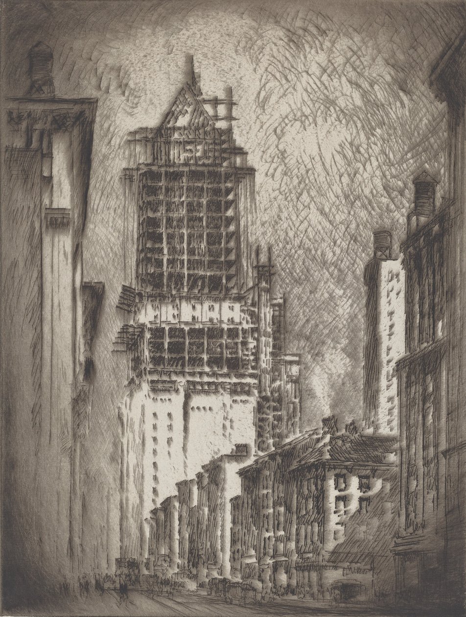 男生宿舍，1923年。 作者 约瑟夫·彭内尔