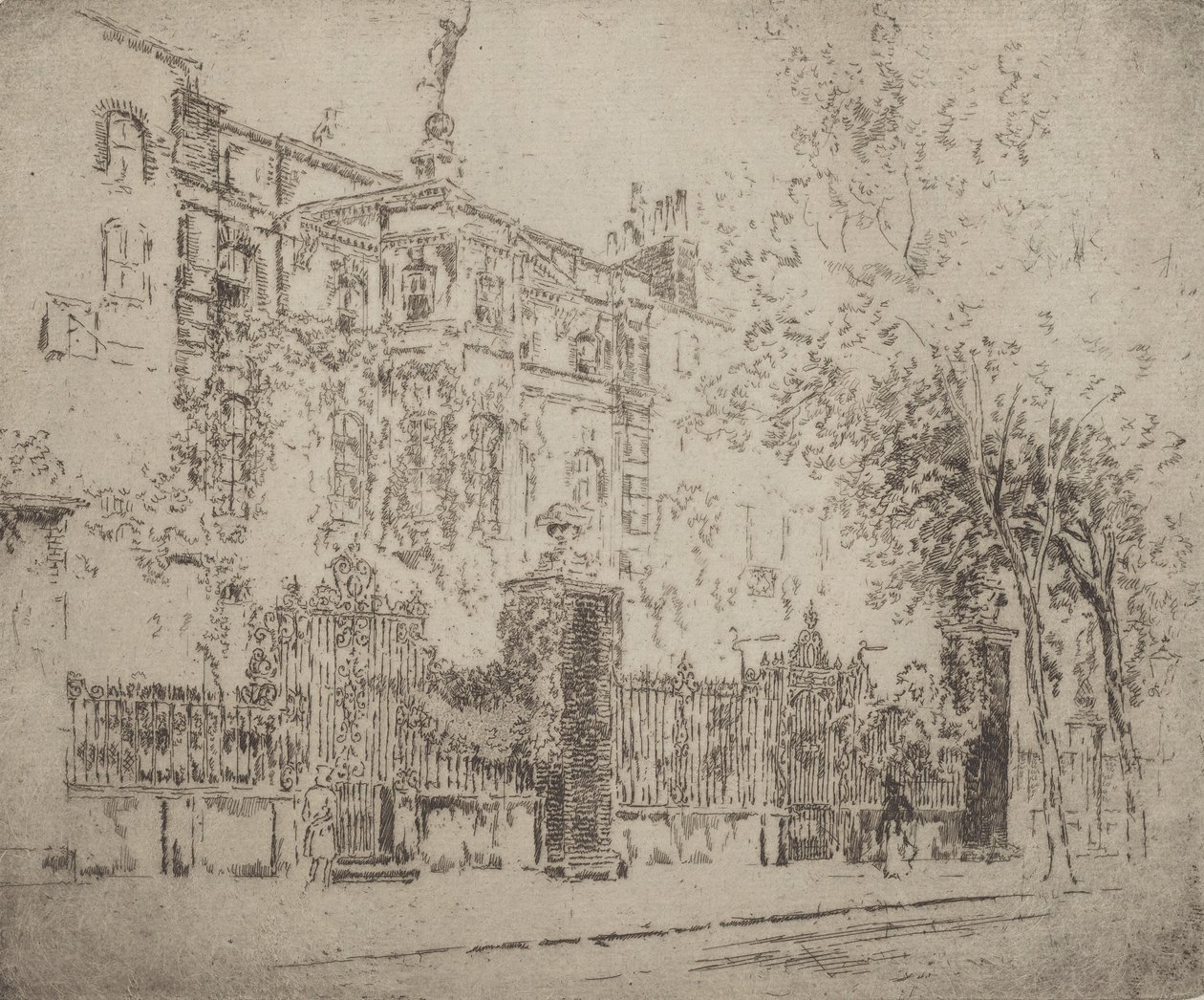 罗塞蒂的房子，1906年。 作者 约瑟夫·彭内尔