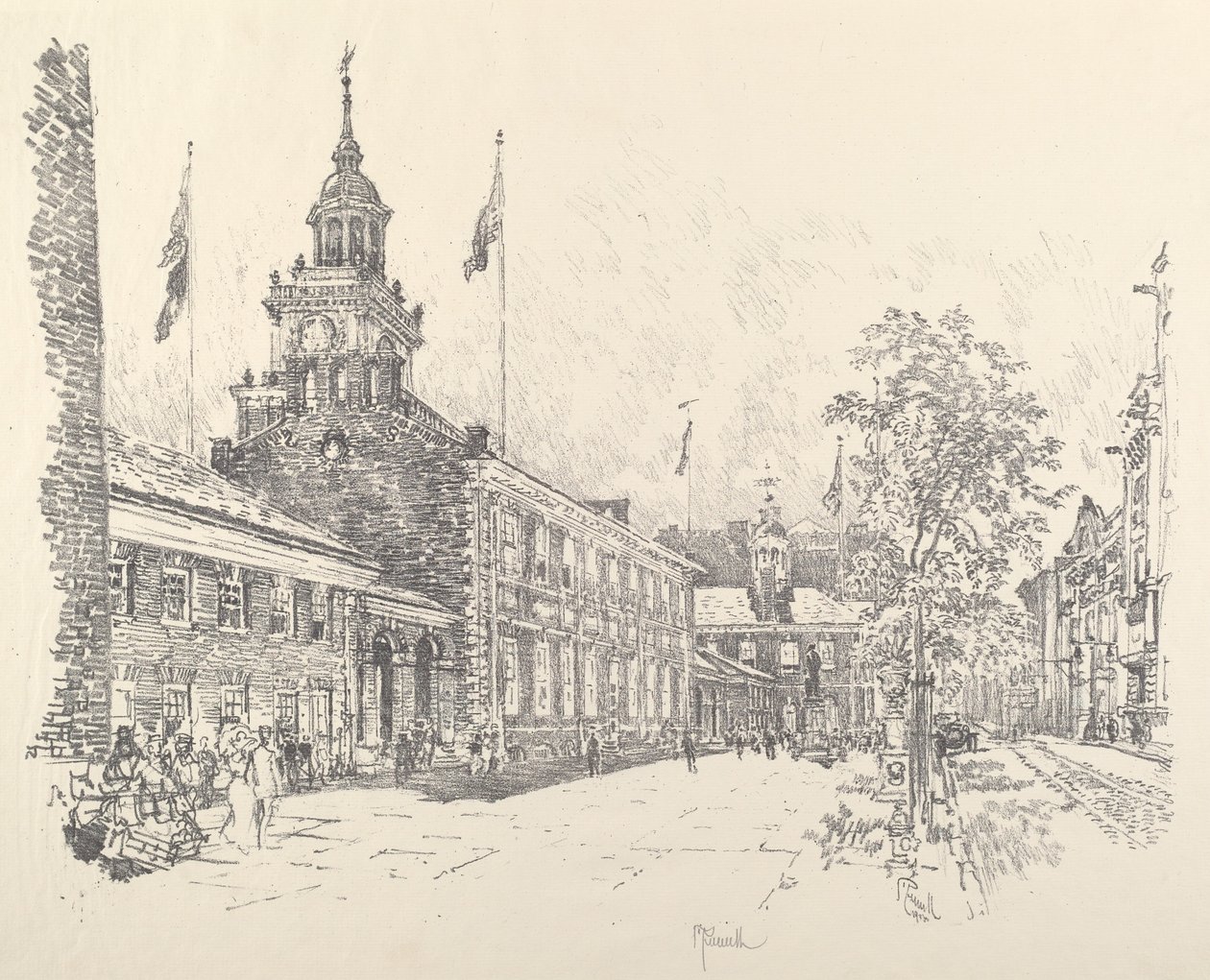 国家建筑，1912年。 作者 约瑟夫·彭内尔