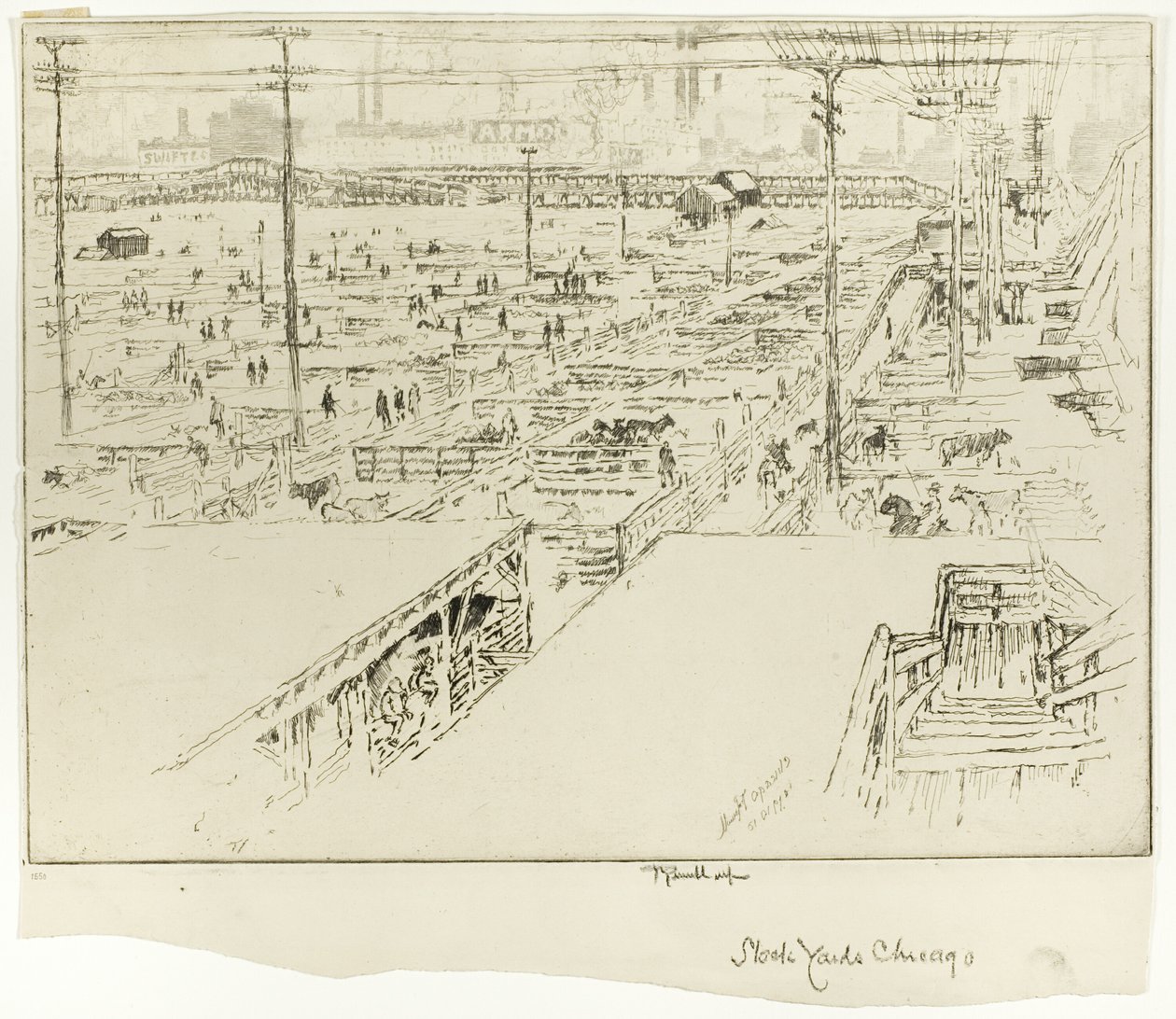 芝加哥 Stock Yards 作者 约瑟夫·彭内尔