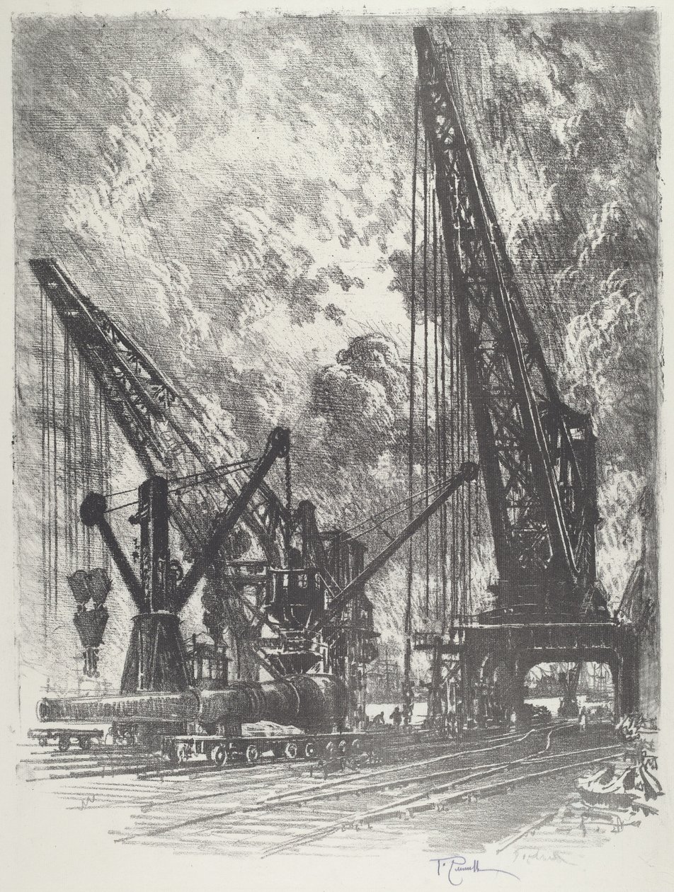 把大枪带走，1916年。 作者 约瑟夫·彭内尔