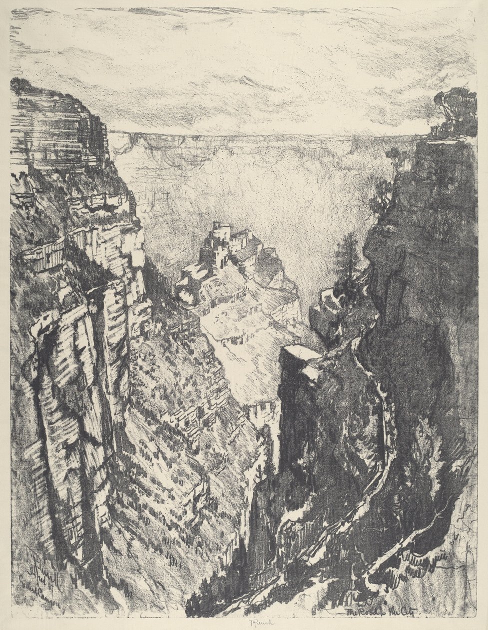光明天使之路，1912年。 作者 约瑟夫·彭内尔