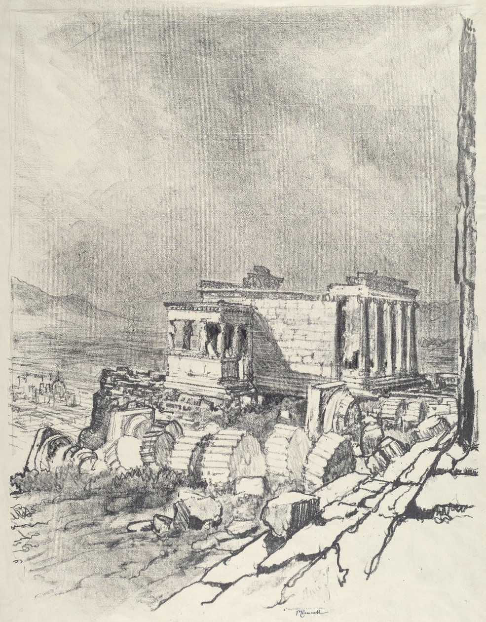 埃里希特博物馆，1913年。 作者 约瑟夫·彭内尔