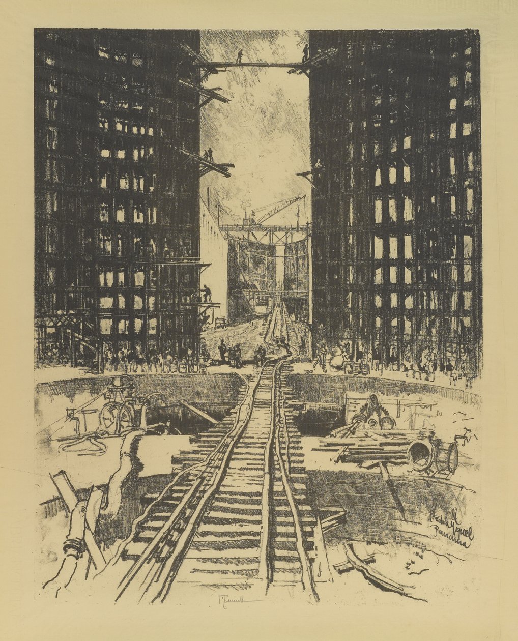 佩德罗·米格尔·洛克的盖茨，1912年 作者 约瑟夫·彭内尔