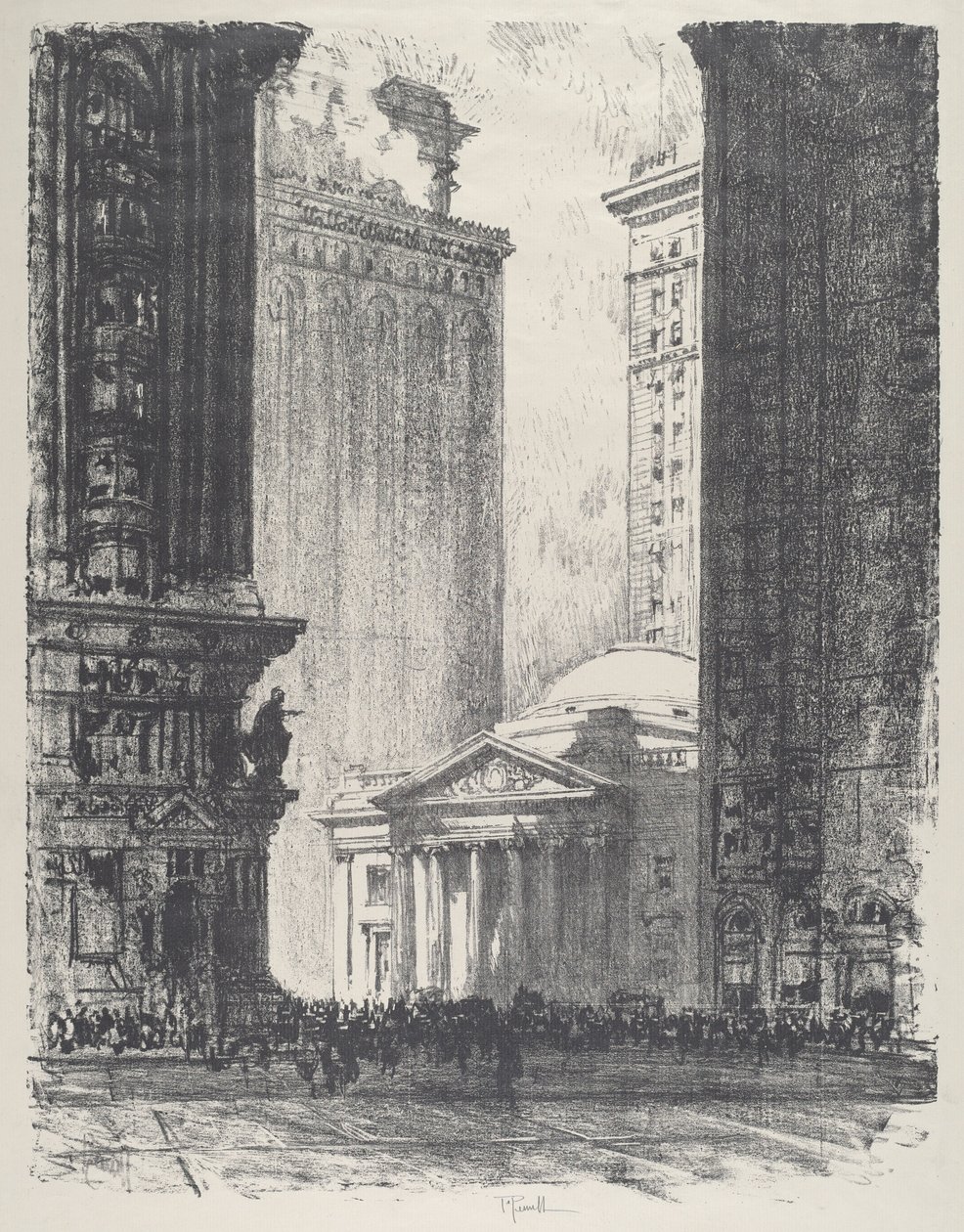 吉拉德信托公司，1912年。 作者 约瑟夫·彭内尔