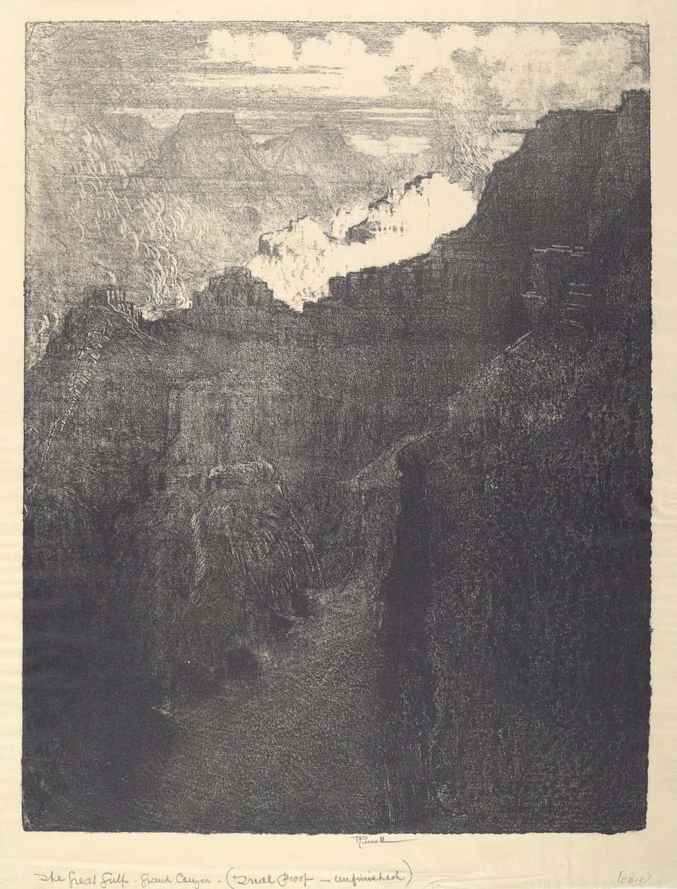 大海湾》，1912年。 作者 约瑟夫·彭内尔