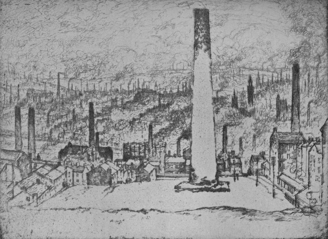大栈，布拉德福德，1909年 作者 约瑟夫·彭内尔