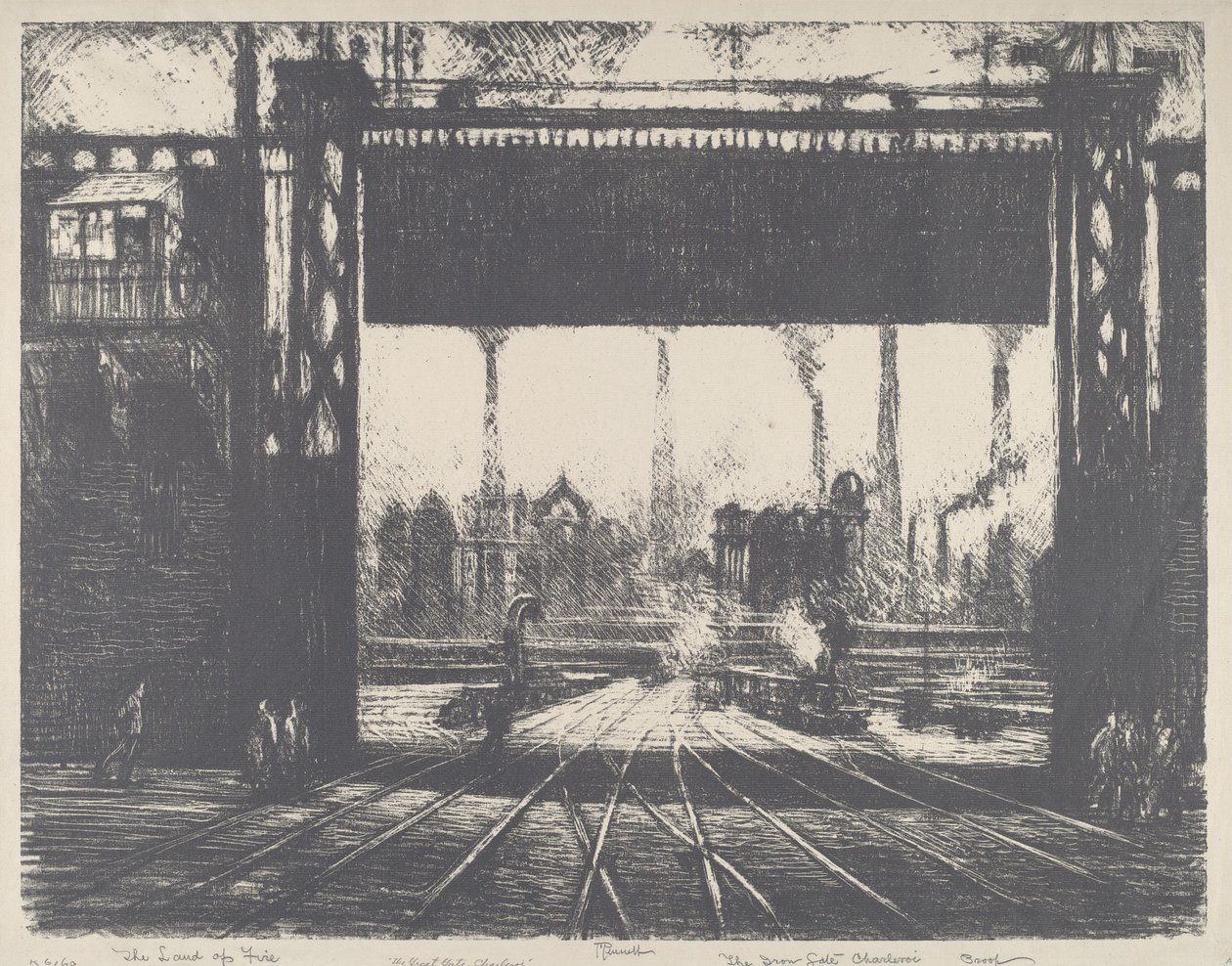 铁门》，沙勒罗瓦，1911年。 作者 约瑟夫·彭内尔