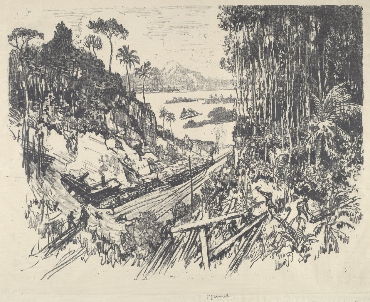 丛林》，1912年。 作者 约瑟夫·彭内尔