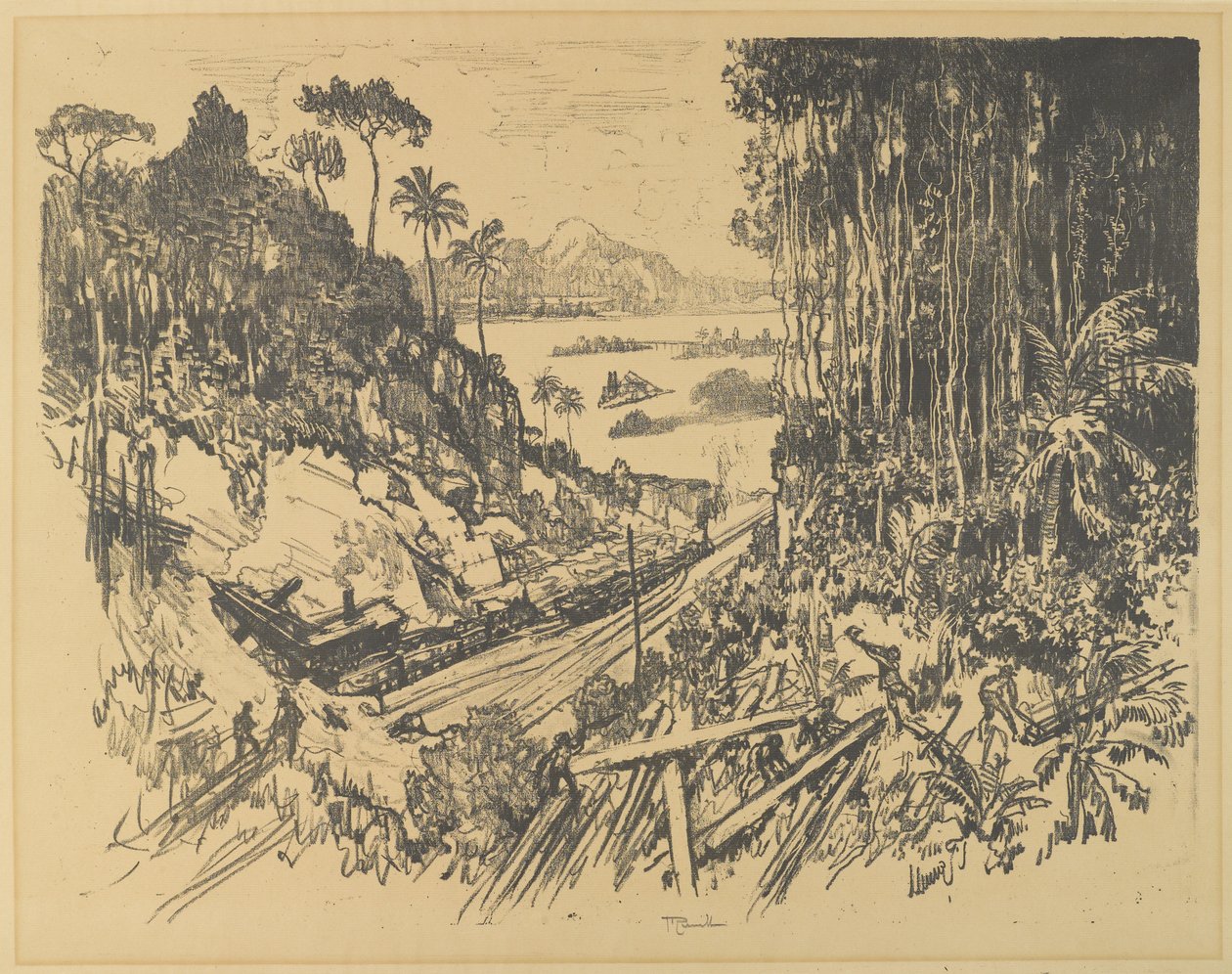 丛林，1912年 作者 约瑟夫·彭内尔