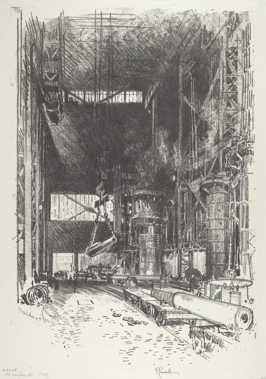 新炮台》，1916年。 作者 约瑟夫·彭内尔
