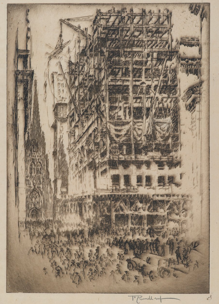 新证券交易所，1921年 作者 约瑟夫·彭内尔