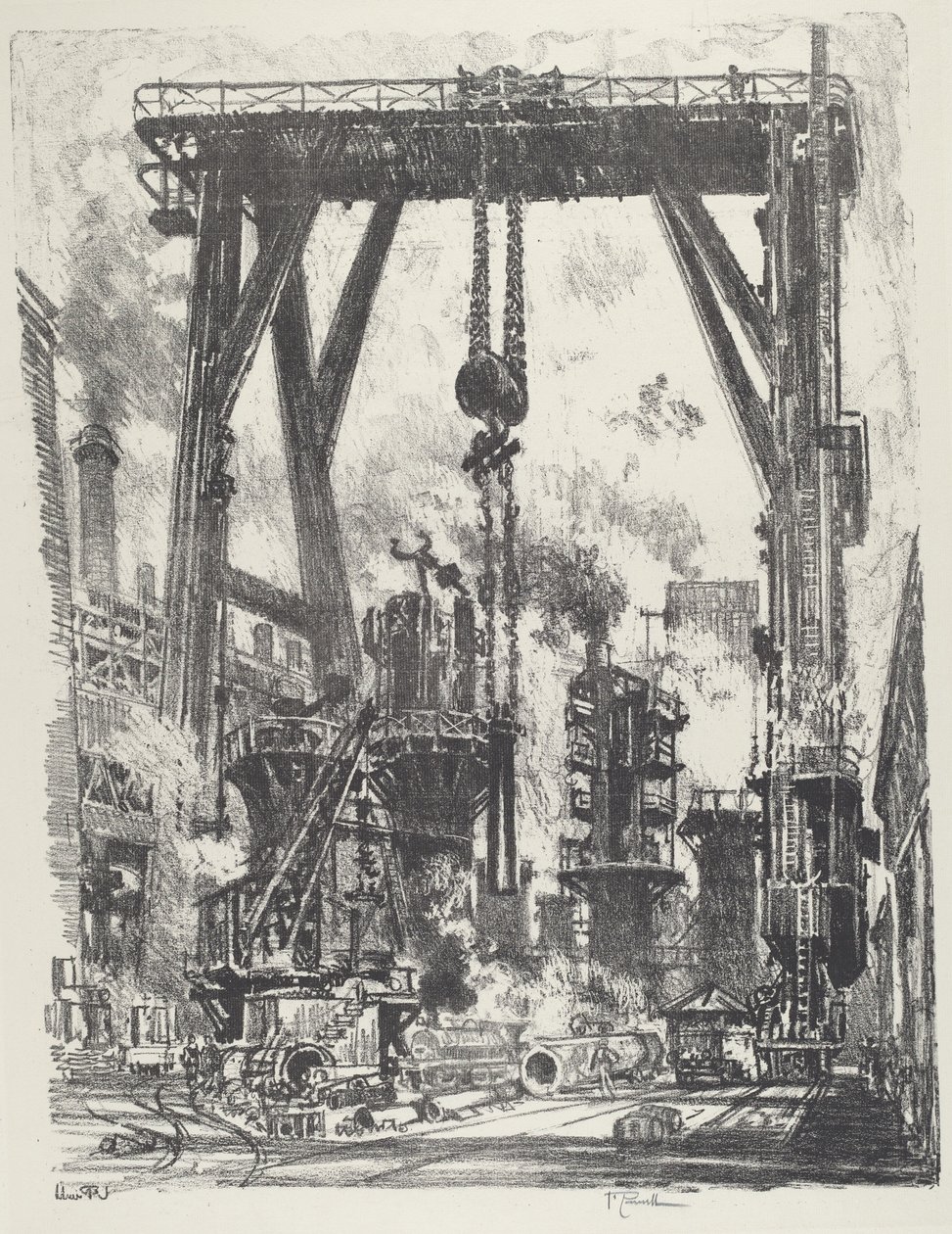 老炮台，1916年。 作者 约瑟夫·彭内尔