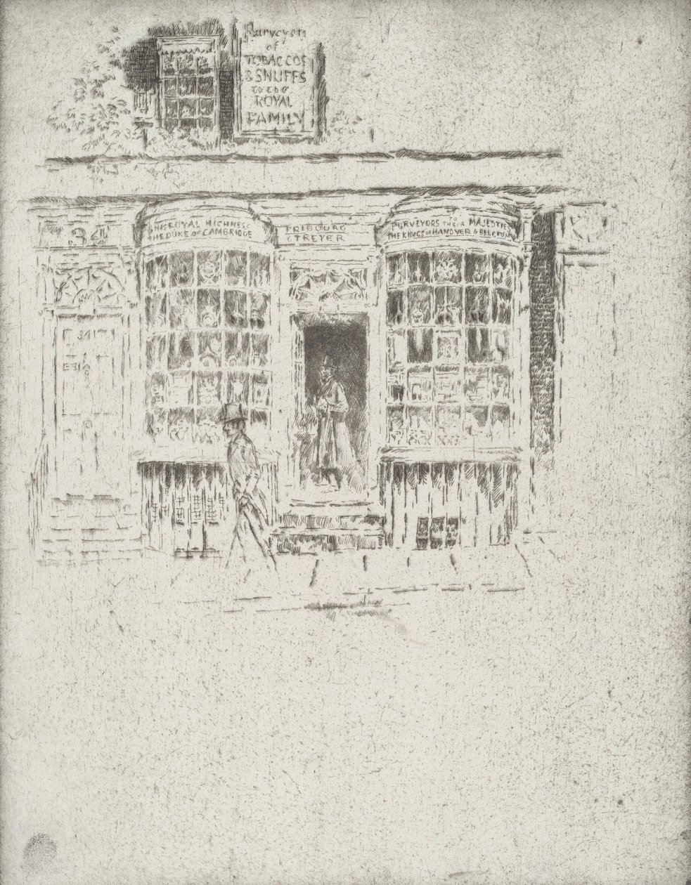 烟草店，1903年。 作者 约瑟夫·彭内尔