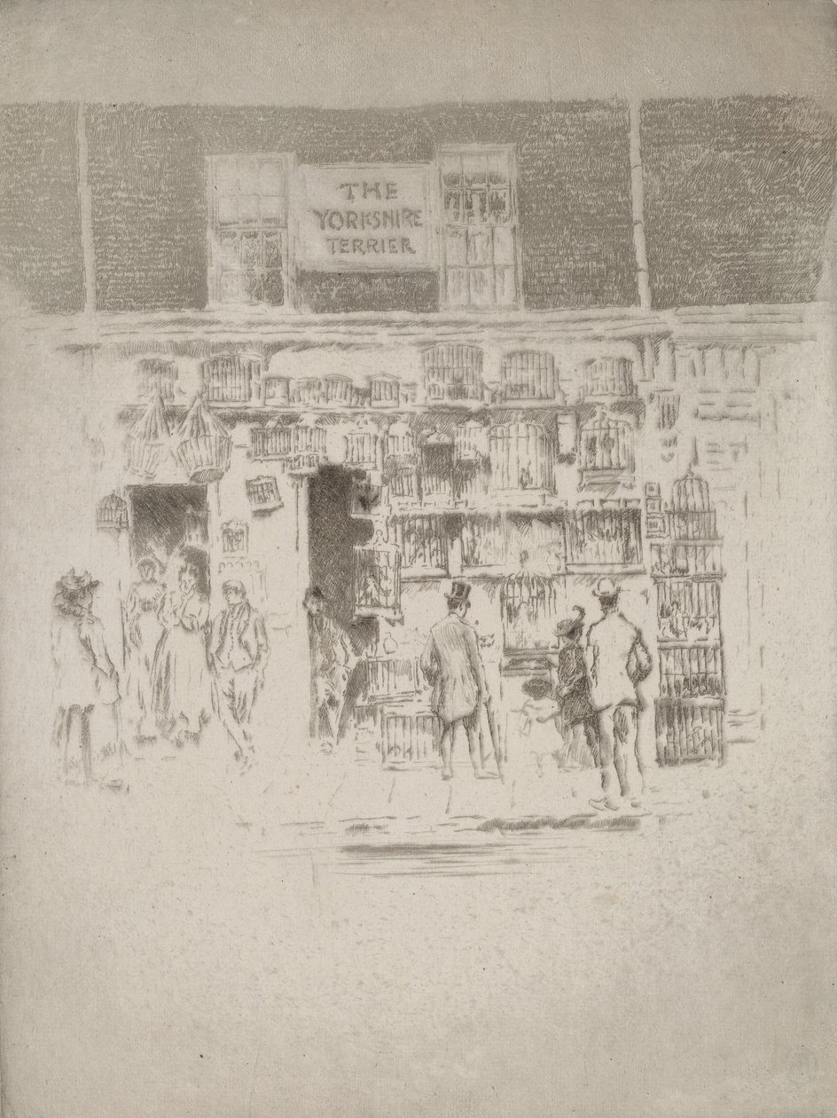 约克夏梗，1903年。 作者 约瑟夫·彭内尔