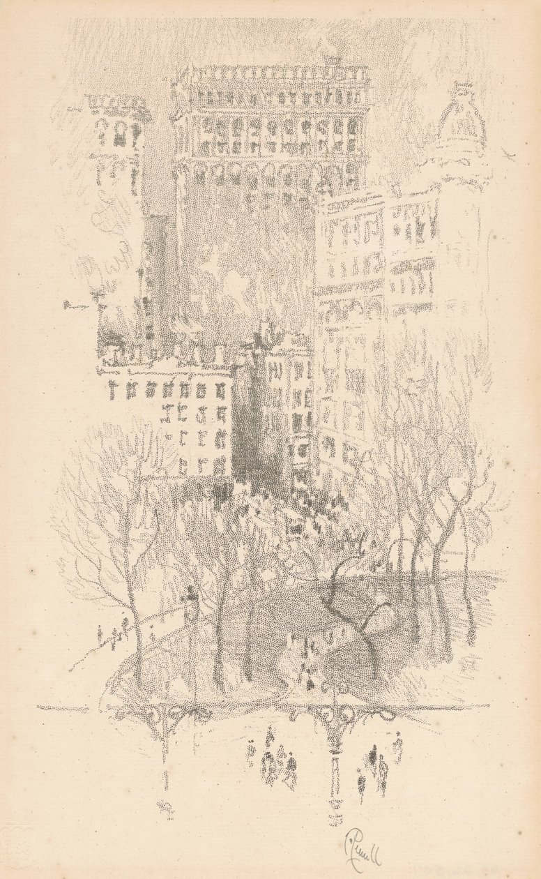 联合广场，1904年。 作者 约瑟夫·彭内尔