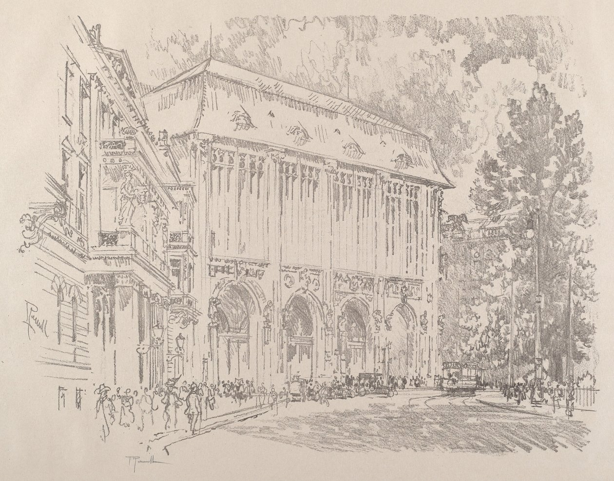 Wertheim, Leipziger-Platz, 柏林 作者 约瑟夫·彭内尔