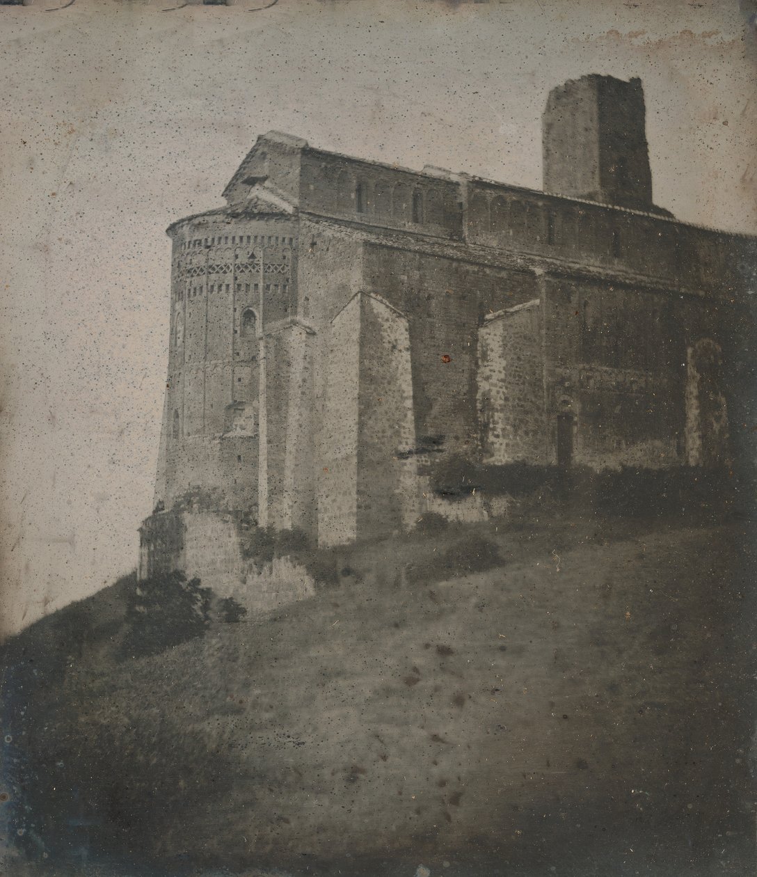 43.Toscanella Eglise de S. Pietro, apside, 1842. 作者 Joseph Philibert Girault De Prangey