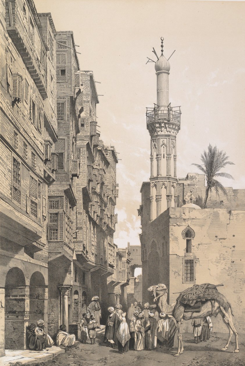 88.罗塞塔的一条街道，1843年。 作者 Joseph Philibert Girault De Prangey