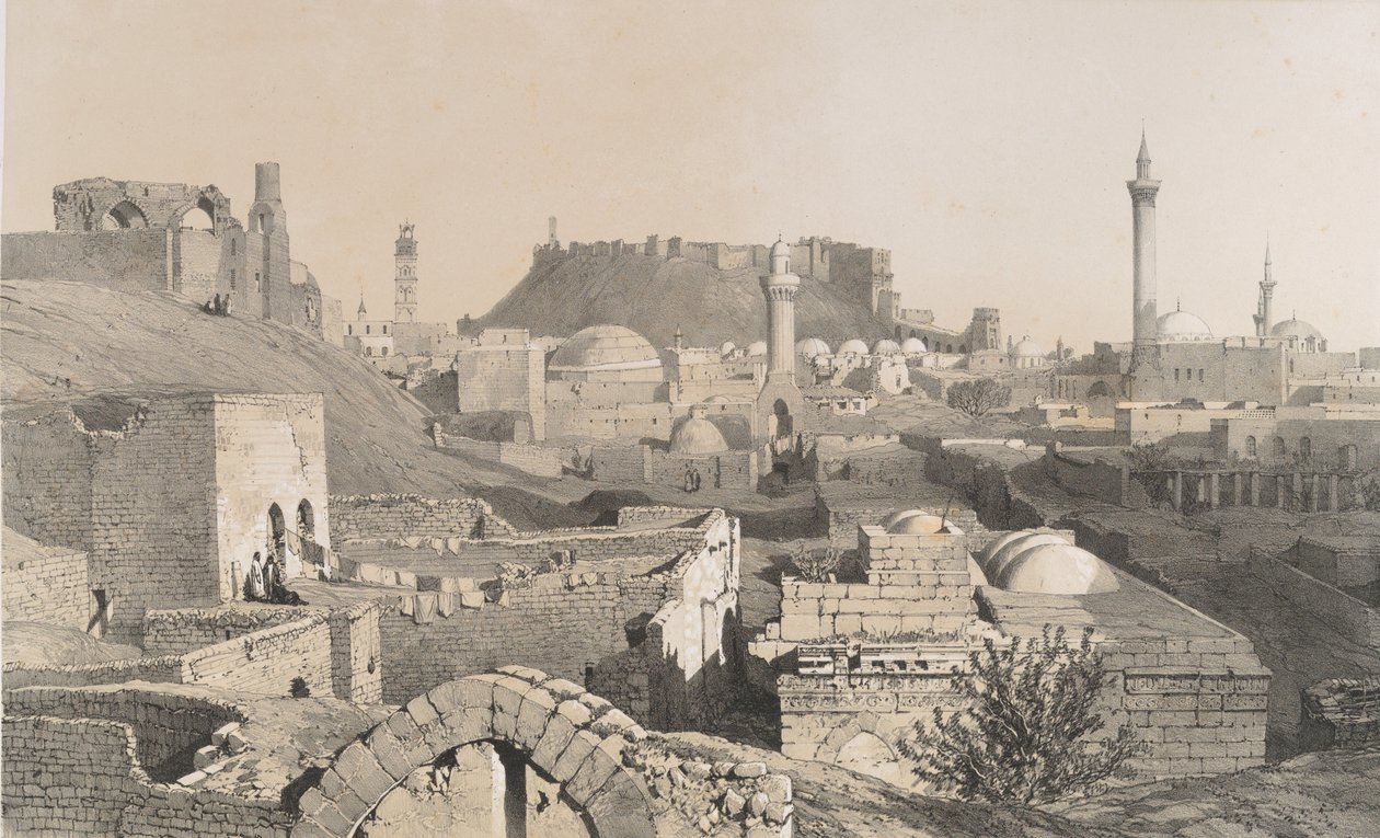 Alep, 1843. 作者 Joseph Philibert Girault De Prangey